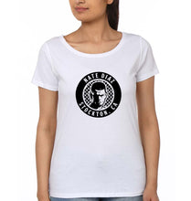 Load image into Gallery viewer, Nate Diaz UFC T-Shirt for Women-White-Ektarfa.online
