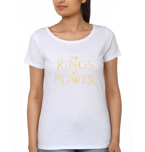 The Rings of Power T-Shirt for Women-White-Ektarfa.online