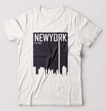 Load image into Gallery viewer, New York T-Shirt for Men-White-Ektarfa.online
