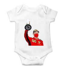 Load image into Gallery viewer, Sebastian Vettel F1 Kids Romper For Baby Boy/Girl-White-Ektarfa.online
