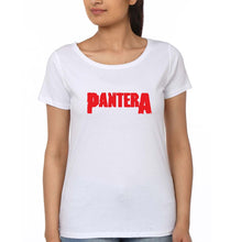 Load image into Gallery viewer, Pantera T-Shirt for Women-White-Ektarfa.online
