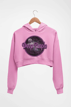 Load image into Gallery viewer, Deep Purple Crop HOODIE FOR WOMEN-Light Baby Pink-Ektarfa.online
