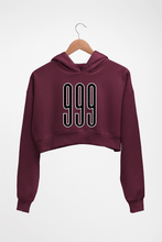 Load image into Gallery viewer, Juice WRLD 999 Crop HOODIE FOR WOMEN-Maroon-Ektarfa.online

