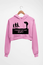 Load image into Gallery viewer, Rum Funny Crop HOODIE FOR WOMEN-Light Baby Pink-Ektarfa.online
