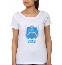 Load image into Gallery viewer, Optimus Prime T-Shirt for Women-White-Ektarfa.online
