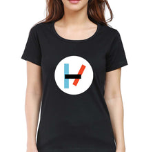 Load image into Gallery viewer, Twenty one pilots T-Shirt for Women-Black-Ektarfa.online

