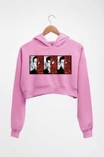 Load image into Gallery viewer, Spiderman Superhero Crop HOODIE FOR WOMEN-Light Baby Pink-Ektarfa.online
