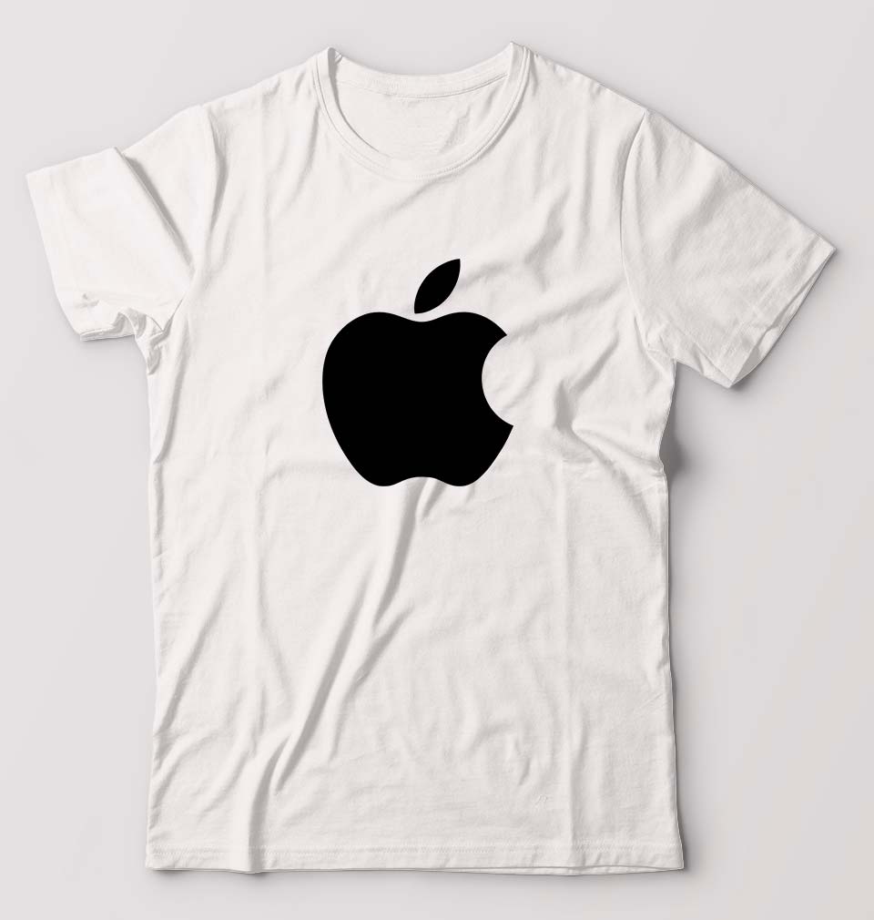 Apple T-Shirt for Men-White-Ektarfa.online