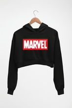 Load image into Gallery viewer, Marvel Crop HOODIE FOR WOMEN-Black-Ektarfa.online
