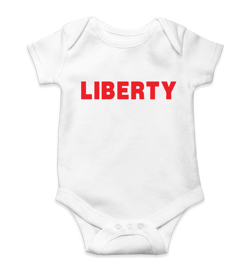 Liberty Kids Romper For Baby Boy/Girl-White-Ektarfa.online