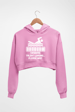 Load image into Gallery viewer, Swimming Crop HOODIE FOR WOMEN-Light Baby Pink-Ektarfa.online
