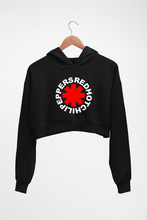 Load image into Gallery viewer, Red Hot Chili Peppers Crop HOODIE FOR WOMEN-Black-Ektarfa.online
