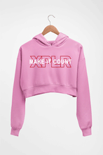 Load image into Gallery viewer, XPLR Crop HOODIE FOR WOMEN-Light Baby Pink-Ektarfa.online
