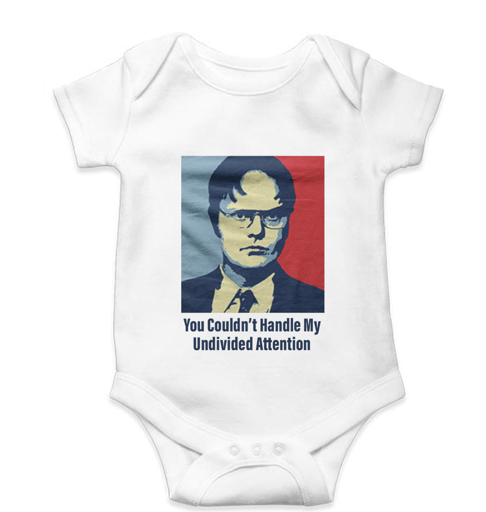 Dwight Schrute Kids Romper For Baby Boy/Girl-0-5 Months(18 Inches)-White-Ektarfa.online