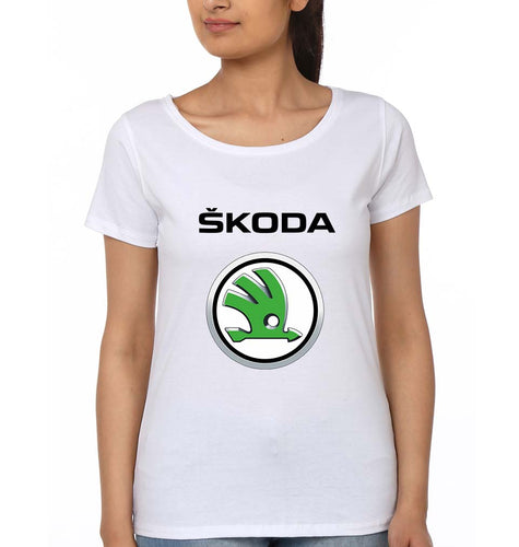 Skoda T-Shirt for Women-White-Ektarfa.online