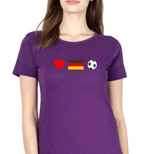 Load image into Gallery viewer, Germany T-Shirt for Women-Purple-Ektarfa.online
