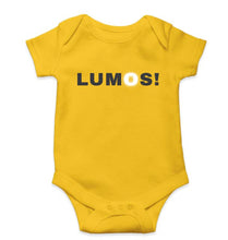 Load image into Gallery viewer, Harry Potter Lumos Kids Romper For Baby Boy/Girl-0-5 Months(18 Inches)-Yellow-Ektarfa.online
