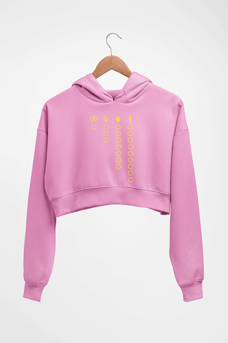 The Rings of Power Crop HOODIE FOR WOMEN-Light Baby Pink-Ektarfa.online