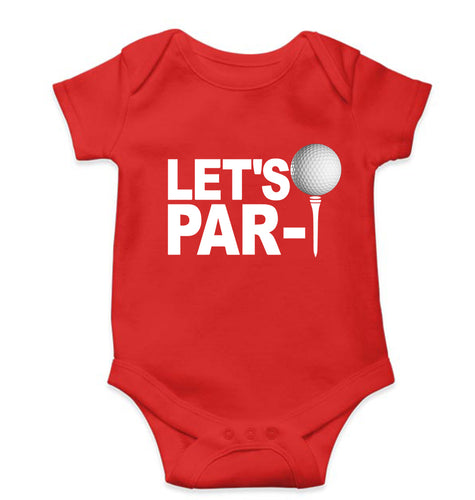 Golf Kids Romper For Baby Boy/Girl-0-5 Months(18 Inches)-RED-Ektarfa.online