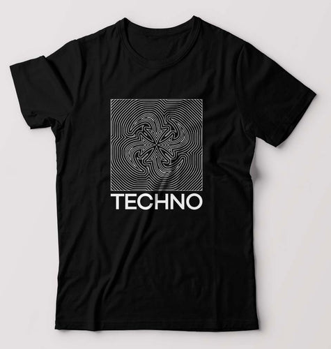 Techno T-Shirt for Men-Black-Ektarfa.online