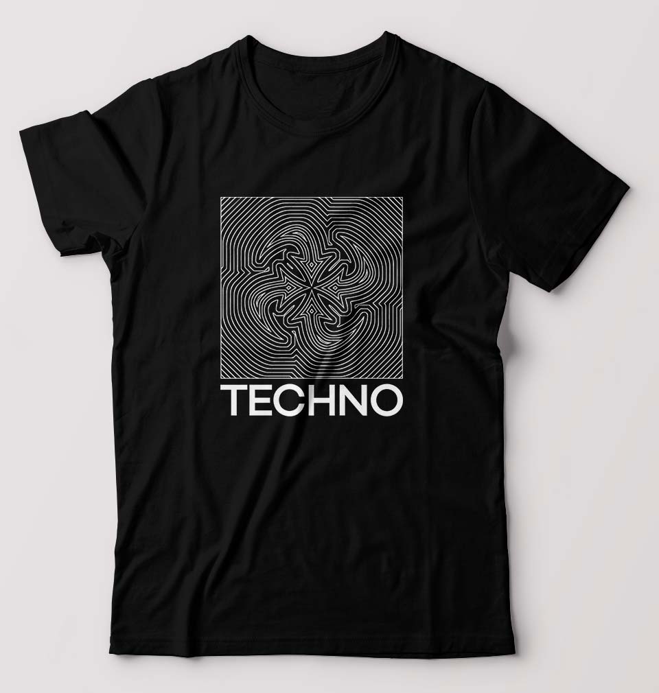 Techno T-Shirt for Men-Black-Ektarfa.online