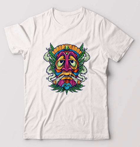 Weed Joint Stoned T-Shirt for Men-White-Ektarfa.online