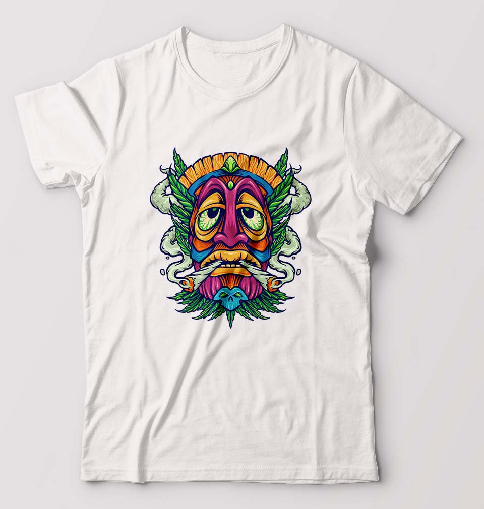 Weed Joint Stoned T-Shirt for Men-White-Ektarfa.online