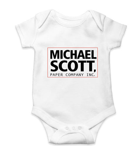 Michael Scott Kids Romper For Baby Boy/Girl-White-Ektarfa.online