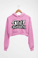 Load image into Gallery viewer, Ozzy Osbourne Crop HOODIE FOR WOMEN-Light Baby Pink-Ektarfa.online
