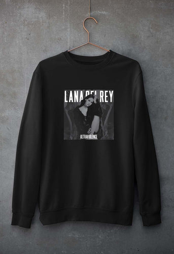 Lana Del Rey Ultraviolence Unisex Sweatshirt for Men/Women-S(40 Inches)-Black-Ektarfa.online