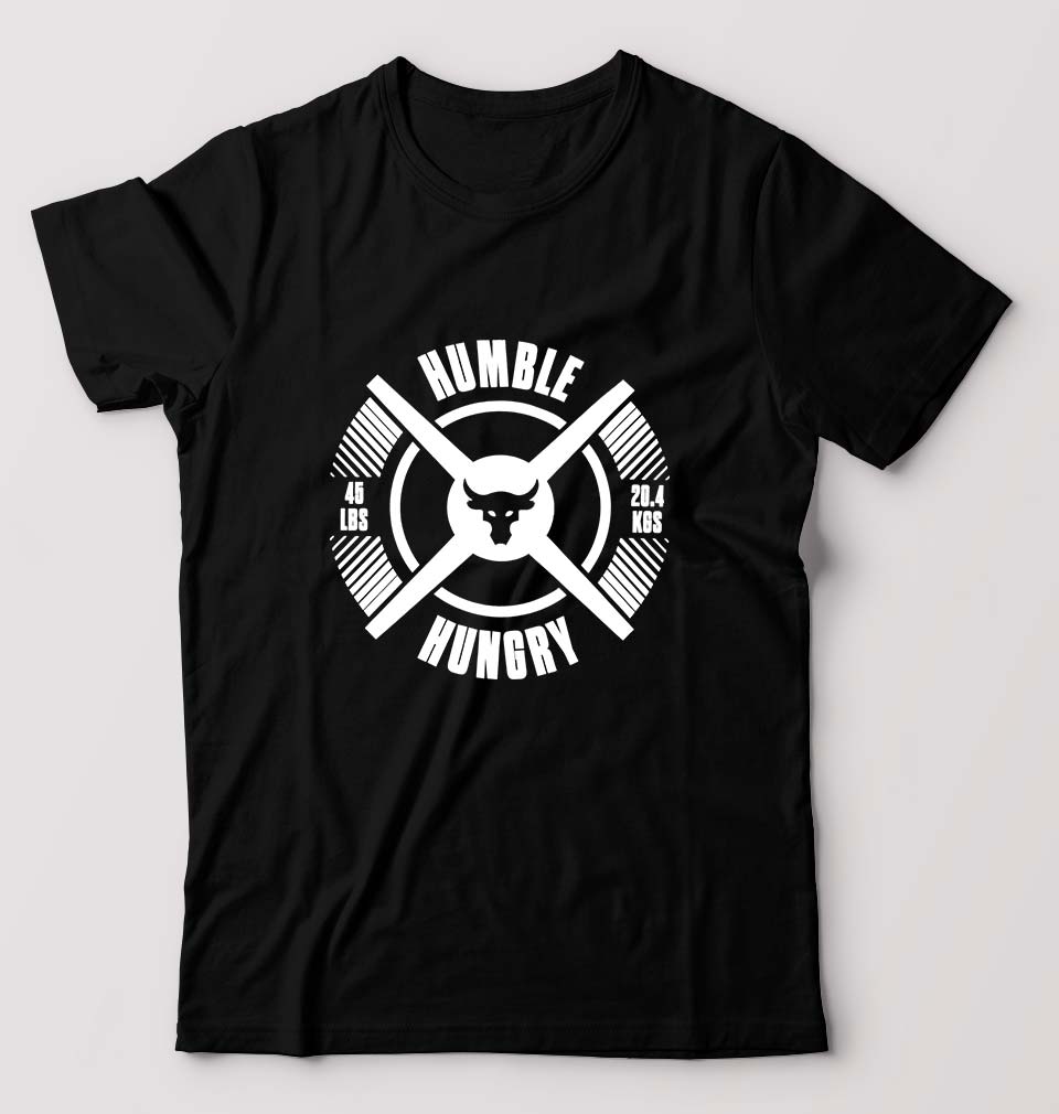 Humble Hungry Gym T-Shirt for Men-Black-Ektarfa.online