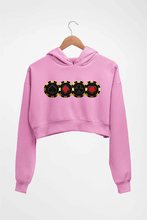 Load image into Gallery viewer, Poker Crop HOODIE FOR WOMEN-Light Baby Pink-Ektarfa.online
