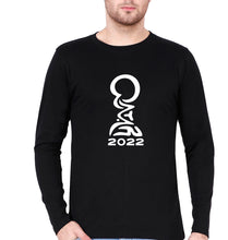 Load image into Gallery viewer, FIFA World Cup Qatar 2022 Full Sleeves T-Shirt for Men-Black-Ektarfa.online
