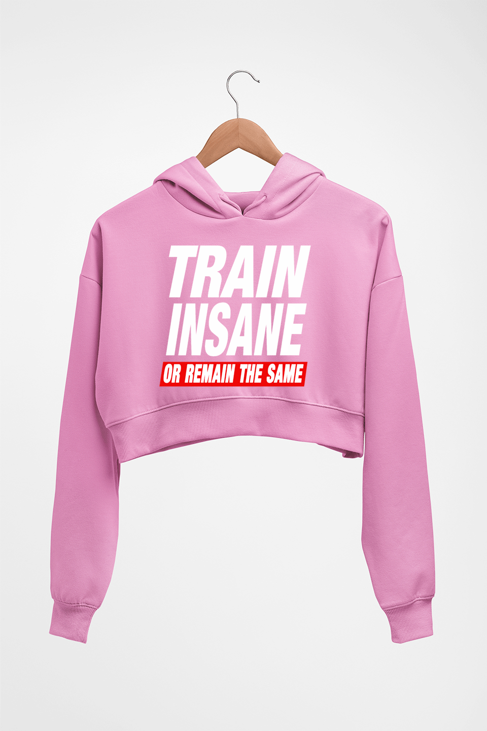 Gym Crop HOODIE FOR WOMEN-Light Baby Pink-Ektarfa.online