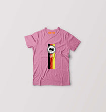 Load image into Gallery viewer, Sebastian Vettel F1 Kids T-Shirt for Boy/Girl-Pink-Ektarfa.online
