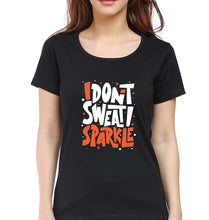 Load image into Gallery viewer, Gym Sweat T-Shirt for Women-Black-Ektarfa.online
