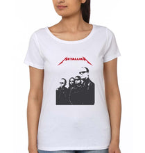 Load image into Gallery viewer, Metallica T-Shirt for Women-White-Ektarfa.online
