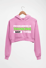 Load image into Gallery viewer, Programmer Crop HOODIE FOR WOMEN-Light Baby Pink-Ektarfa.online
