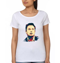 Load image into Gallery viewer, Elon Musk T-Shirt for Women-White-Ektarfa.online
