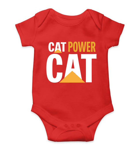 Cat Power Kids Romper For Baby Boy/Girl-Red-Ektarfa.online
