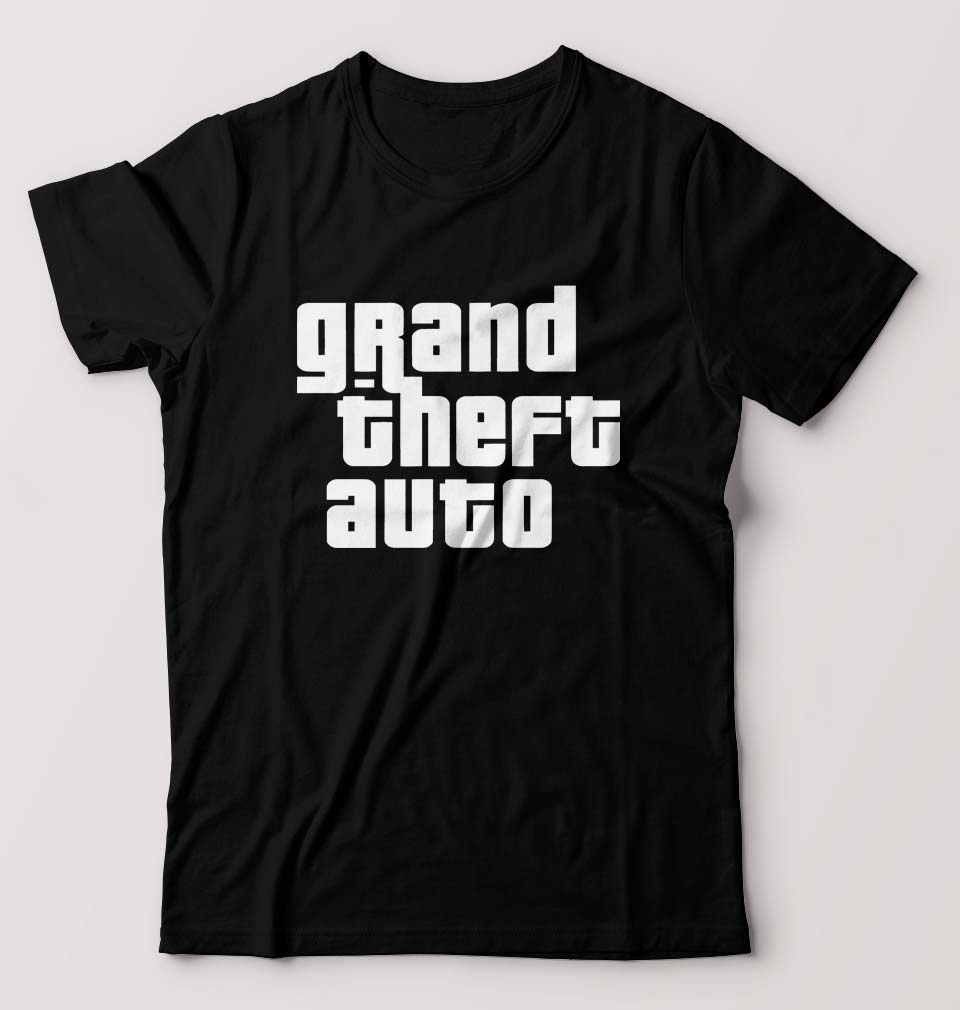 Grand Theft Auto (GTA) T-Shirt for Men-Black-Ektarfa.online