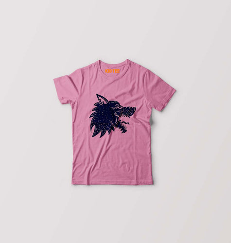 Wolf Kids T-Shirt for Boy/Girl-Pink-Ektarfa.online