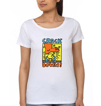 Load image into Gallery viewer, Keith Haring T-Shirt for Women-White-Ektarfa.online
