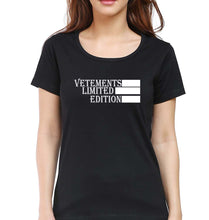 Load image into Gallery viewer, Vetements T-Shirt for Women-Black-Ektarfa.online
