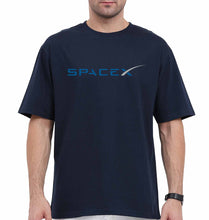Load image into Gallery viewer, SpaceX Oversized T-Shirt for Men-Navy Blue-Ektarfa.online
