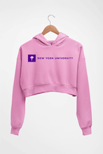 Load image into Gallery viewer, New York University Crop HOODIE FOR WOMEN-Light Baby Pink-Ektarfa.online
