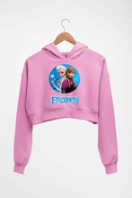Load image into Gallery viewer, Frozen Elsa Crop HOODIE FOR WOMEN-Light Baby Pink-Ektarfa.online

