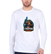 Load image into Gallery viewer, Cyberpunk Full Sleeves T-Shirt for Men-White-Ektarfa.online
