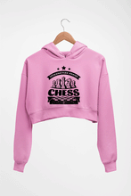 Load image into Gallery viewer, Viswanathan Anand Chess Crop HOODIE FOR WOMEN-Light Baby Pink-Ektarfa.online
