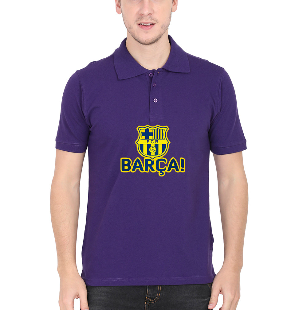 FCB Polo T-Shirt for Men-Purple-Ektarfa.online